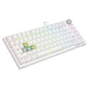 Keyboard - Savio ASTRAL White Jade Tenkeyless RGB USB-C Gaming 82 Keys