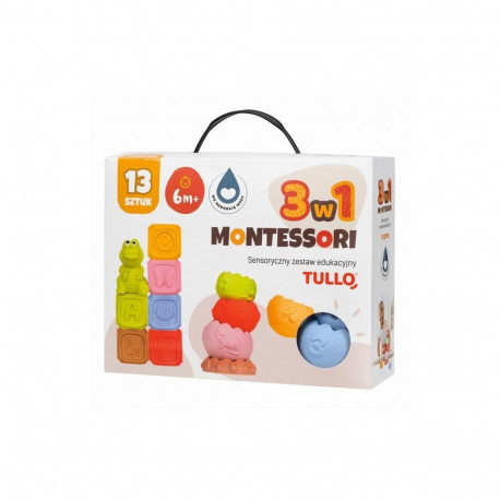Educational Toy - Tullo Sensory Blocks Set 13 Pieces Suitable for 0.5 Years