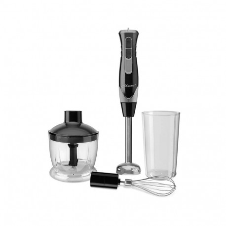 Hand Mixer - Maestro MR-566 3-in-1 500W Blender, Chopper, Whisk Black