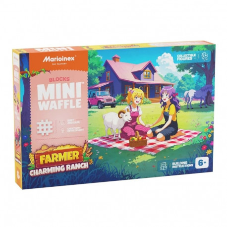 Construction Set - Marioinex Mini Waffle Farmer Building Blocks 112 Pieces