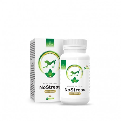 Pet Supplement - POKUSA NoStress Tablets for Dogs and Cats, 60 pcs