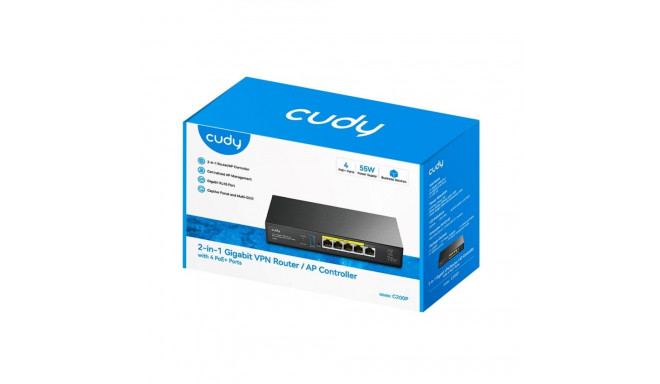 Router CUDY C200P 16MB Flash 256MB DDR3 4LAN 1WAN