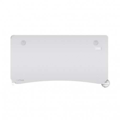 Gaming Desk Trust GXT 709W LUMINUS LED Backlight Cable Management White