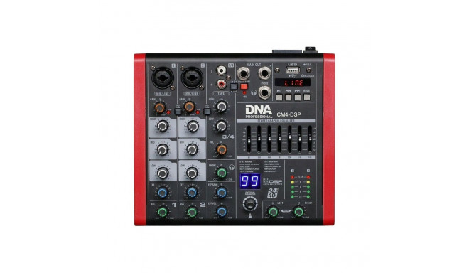 Audio Mixer DNA CM4-DSP 4-Channel Bluetooth with MP3 Player