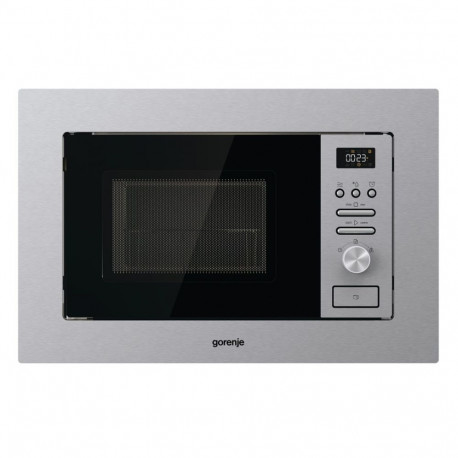 Microwave Oven - Gorenje BMI201AG1X 20L 800W 5 Power Levels Built-in Grill Stainless Steel