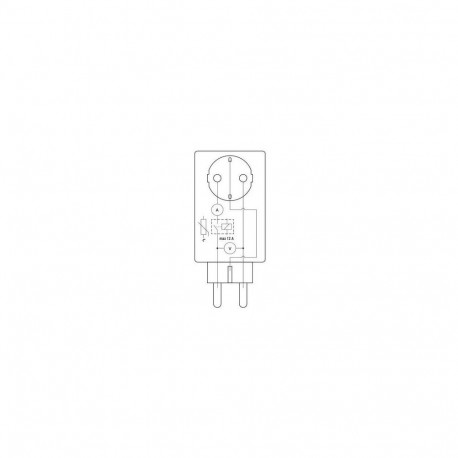 Smart Socket - Shelly Wave Outdoor Plug S IP44, 2500W