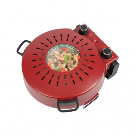 Home & Kitchen Appliance Clatronic PM 3787 Pizza Machine 450°C Timer Insulated Handle