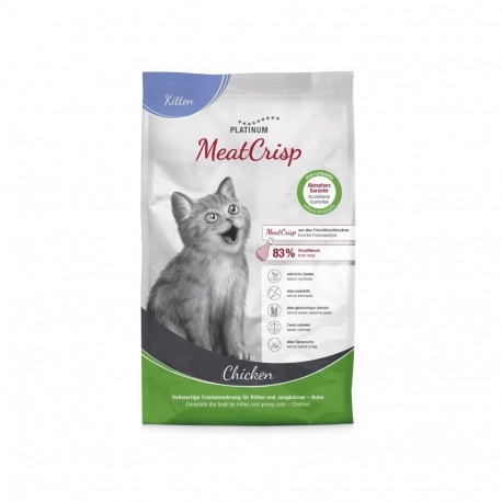 Cat Food - PLATINUM MeatCrisp Kitten Chicken 40% Protein 19% Fat 3kg