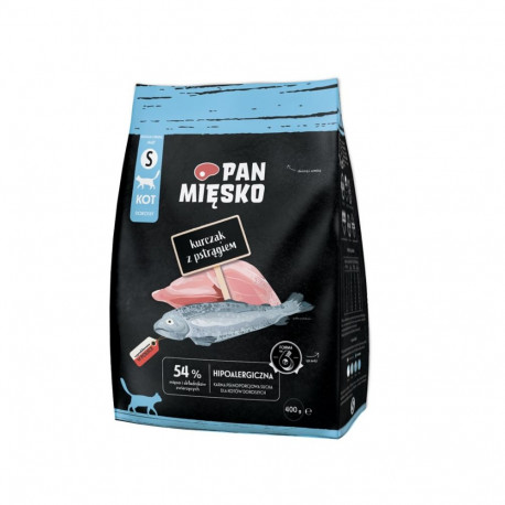 Cat Food - PAN MIĘSKO Chicken with Trout Dry Food 400g