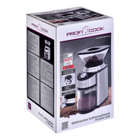 Coffee Grinder Proficook PC-EKM 1205 230g Conical Burr 16 Settings Timer