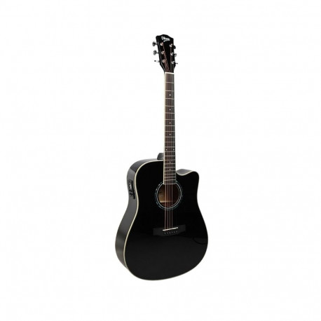 Acoustic Guitar V-tone VEAG1 CE 4/4 Dreadnought Spruce Plywood Black