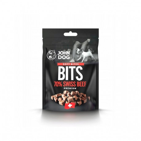 Dog Treat - JOHN DOG Soft Bites Beef 70% - 100g