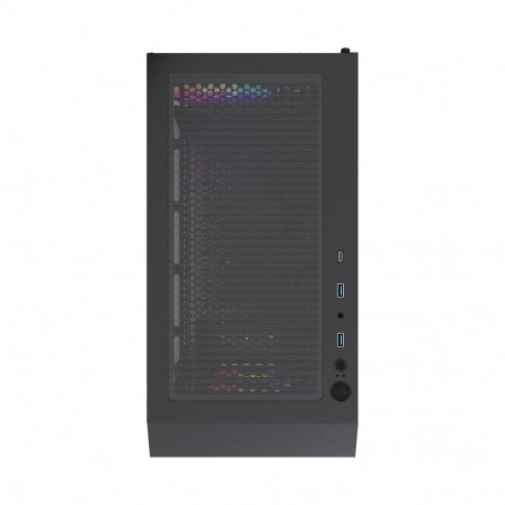 Computer Case - GEMBIRD CCC-FC-900ARGB ATX Midi Tower with aRGB Black
