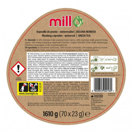 Laundry Capsule - MADONIS MILL ECO 2k 2-in-1 Green Tea Scent 70 Capsules