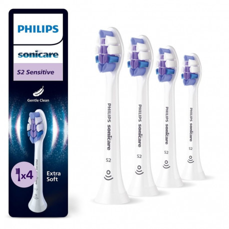 Electric Toothbrush Head - Philips HX6054/87 Extra Soft Bristle 4 Pack