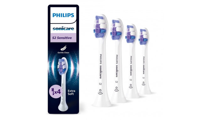 Electric Toothbrush Head - Philips HX6054/87 Extra Soft Bristle 4 Pack
