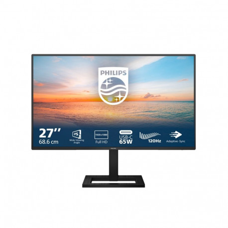 Monitor - Philips 1000 series 27E1N1300AE 27" Full HD IPS USB-C HDMI Black
