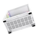 Computer Case - MODECOM VOLCANO STELLAR PLUS ARGB MIDI Tower Tempered Glass White