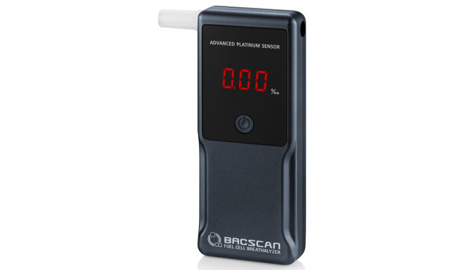 Breathalyser - BACSCAN F-50 0-4% BAC LCD Display Memory 10 Records Grey
