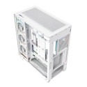 Computer Case - MODECOM VOLCANO STELLAR PLUS ARGB MIDI Tower ATX Micro-ITX White