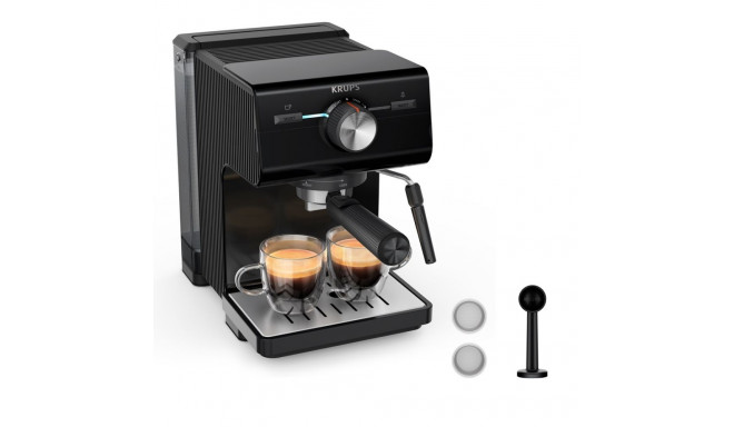 Coffee Maker - Krups Authentic XP381810 Semi-Automatic Espresso Machine 2L