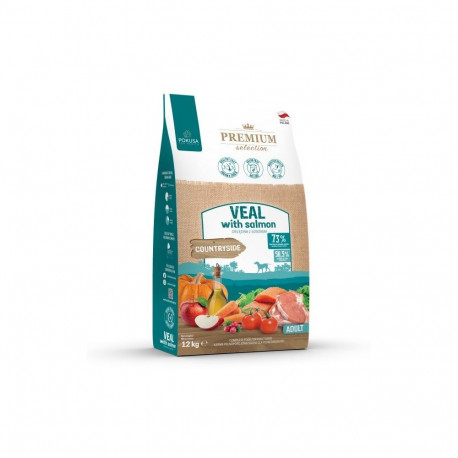 Dog Food - POKUSA Premium Selection Veal Salmon Adult Grain-Free 12kg