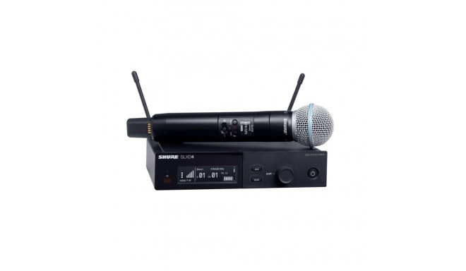 Microphone System - Shure SLXD24E/B58 Wireless Mic UHF 470-514 MHz Black
