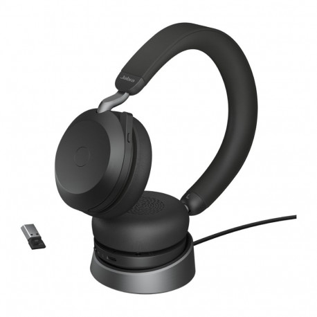 Headset - Jabra Evolve2 75 Active Noise Canceling Bluetooth 5.2 Wireless 30m Black