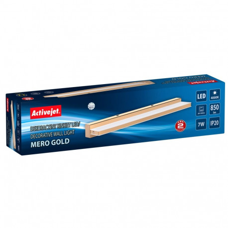 Lighting Fixture - Activejet AJE-MERO 7W 850lm 4000K Gold