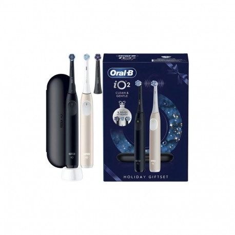 Electric Toothbrush - ORAL-B IO2 DUO Rechargeable Sonic 3 Modes with Timer