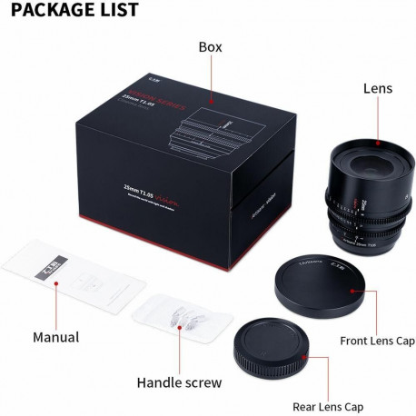 Lens - 7Artisans Vision 25mm T1.05 M43