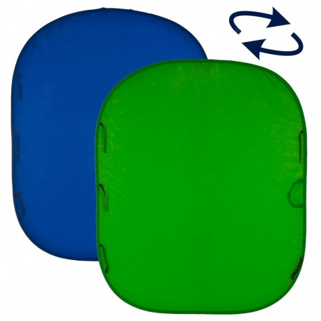 Backdrop - Lastolite Tło Chromakey 1.5x1.8m Dual-Sided Blue/Green