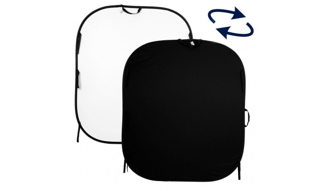 Backdrop - Lastolite Tło Plain 1.5x1.8m Black/White