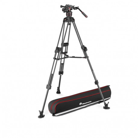 Tripod Kit - Manfrotto 645 Carbon Fast Twin + 608 Head