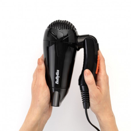 Hair Dryer - Babyliss Travel Dry 2000W Compact Foldable Handle Black