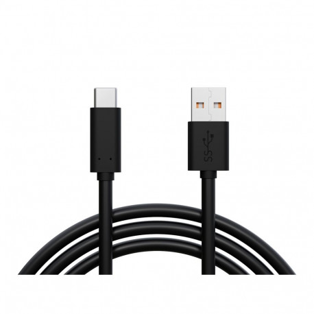 66-179# Przyłącze usb 3.0 a - usb-c 1m czarne zawieszka