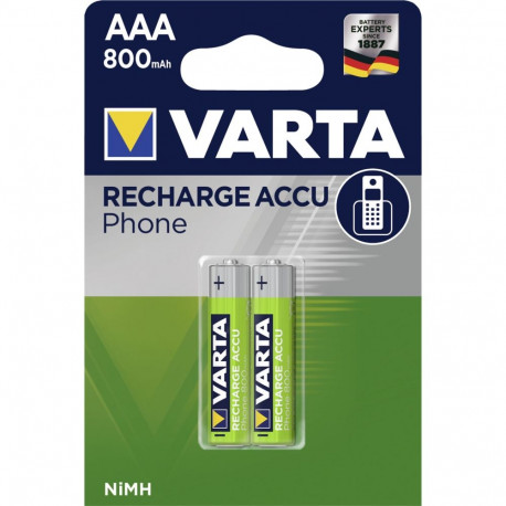 50x2 Varta Akku Professional NiMh 800 mAh Micro