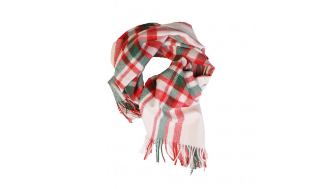 SOKISAHTEL Alpakavillane punase-rohelise ruuduline suur sall 425