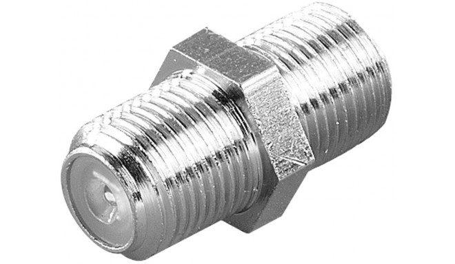 Vivanco cable connector F double socket 2pcs