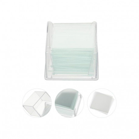100 tk mikroskoopilisi katteslaide 20x20 mm