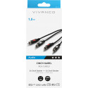Vivanco cable 2xRCA - 2xRCA 1.5m