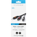 Vivanco kaabel 3,5mm - 2xRCA 2,5m