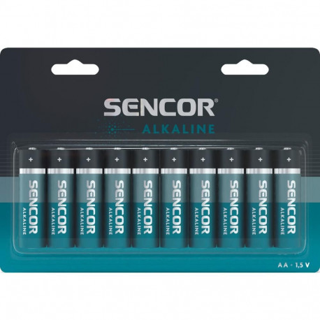 AA battery 10 pcs ALK SENCOR