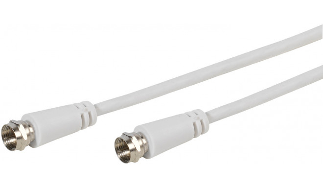 Vivanco cable SAT F 10m, white