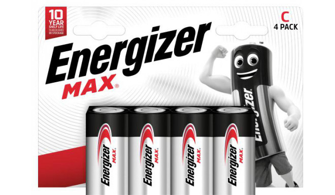 Energizer battery Max Alkaline C CHP4