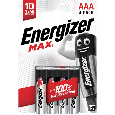 Energizer battery Max Alkaline AAA CHP4