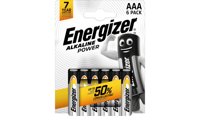 Energizer battery Alkaline Power AAA CHP6