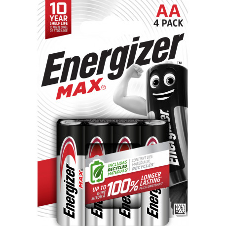 Energizer battery Max Alkaline AA CHP4