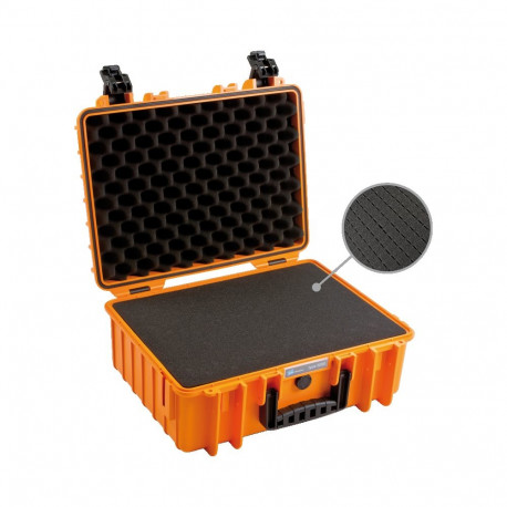 BW Outdoor Cases Type 5000 / Orange (pre-cut foam)
