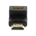 Cablexpert HDMI parema nurga adapter, 90° allapoole